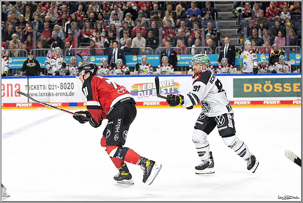 PENNY DEL;  Koelner Haie - Krefeld Pinguins; Koeln, 31.10.2021